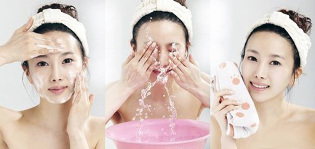 Korejski lice briga čišćenje
